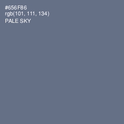 #656F86 - Pale Sky Color Image